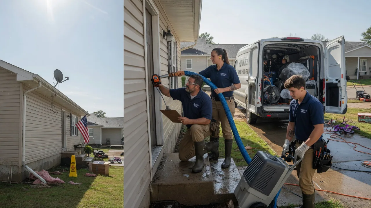 Ceiling Water Damage Restoration in Havana, ND near me